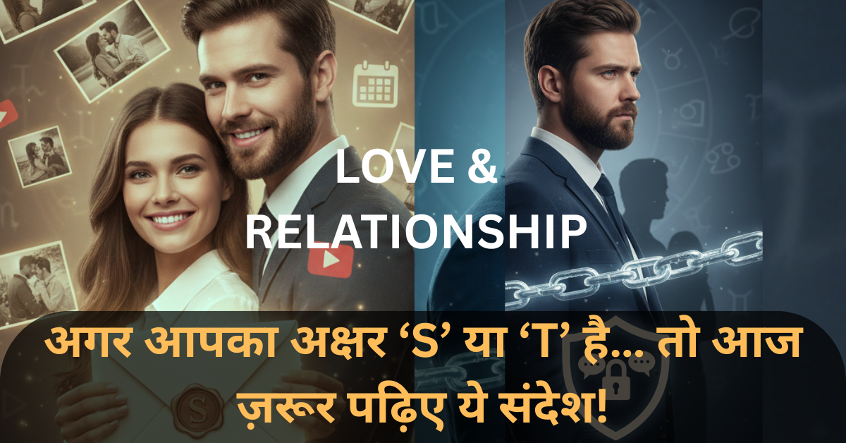 अगर आपका अक्षर ‘S’ या ‘T’ है… तो आज ज़रूर पढ़िए ये संदेश!